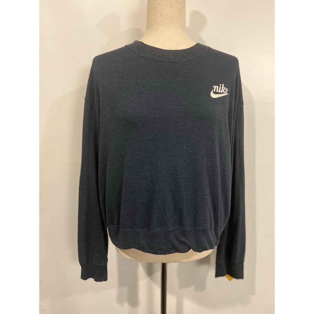 Nike Women's Crop Top Large Blue